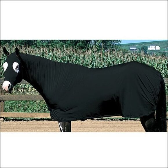 Weaver Medium Equiskinz Lycra Full Body Moisture Wicking Sheet - Black - 35-1531 - Picture 1 of 3